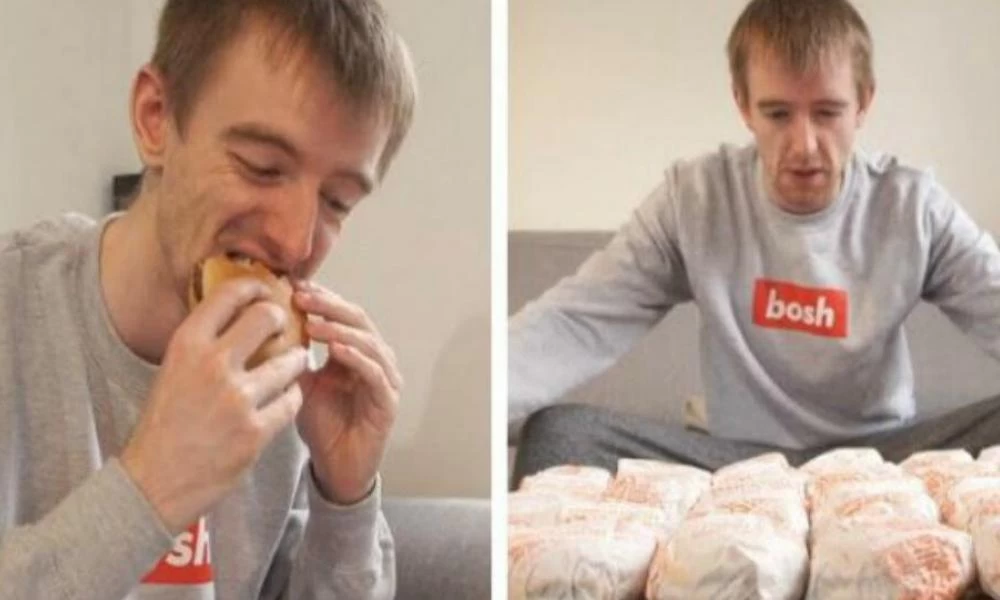 Άντρας έβαλε στόχο να φάει 30 μπέργκερ - Στα 22 χόρτασε